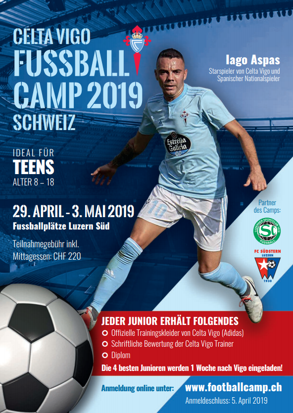 Celta Vigo Fussball Camp 19 Schweiz